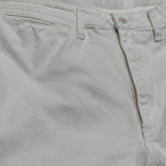 Madewell Denim High Waisted Casual Coastal Mom Shorts Cream Womens Size 30 - Picture 5 of 10